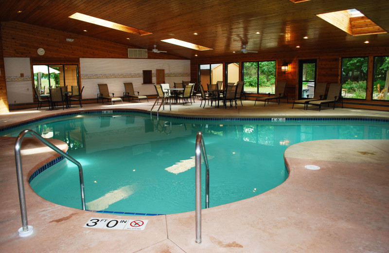 Indoor pool at Landmark Resort.