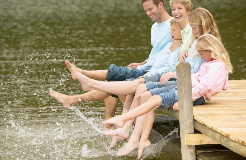 Family at The Beacons of Minocqua.