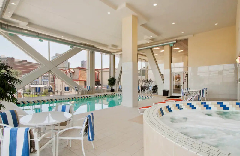 Indoor pool at Homewood Suites by Hilton University City Philadelphia.