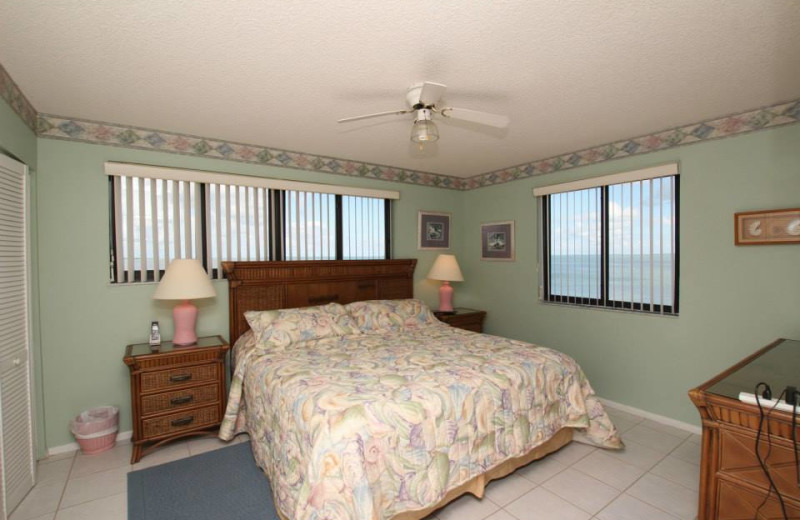 Rental bedroom at Keys Holiday Rentals, Inc.