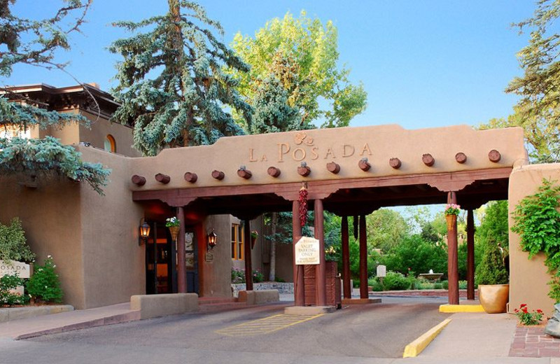 Exterior view of La Posada de Santa Fe Resort & Spa.