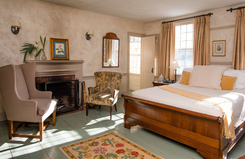 Guest room at Old Inn on the Green.