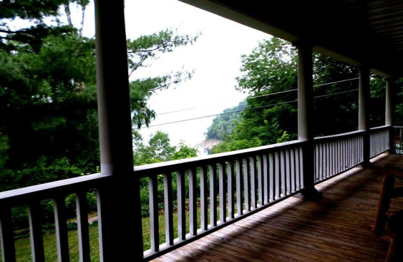 Porch at The Villager Resort.