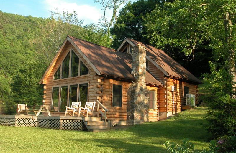 log cabin resorts in maine