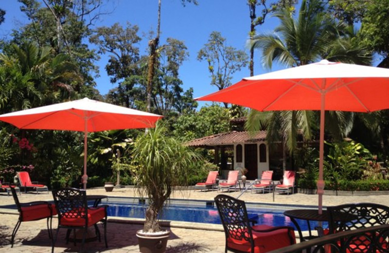 Outdoor pool at Casa Corcovado Jungle Lodge.