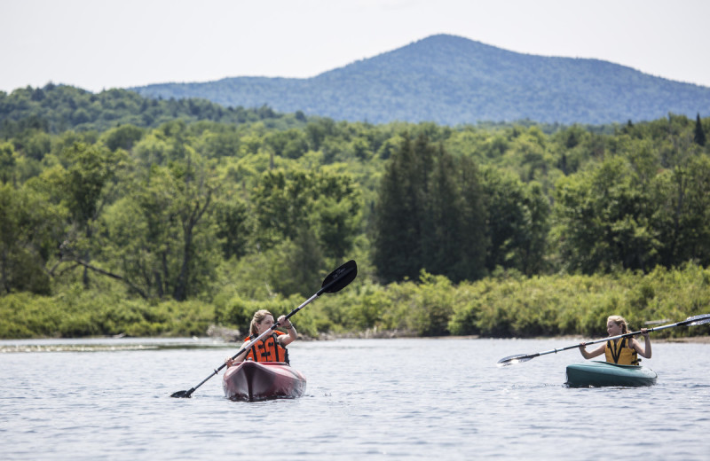 Kayaking at The Pines Inn of Lake Placid.