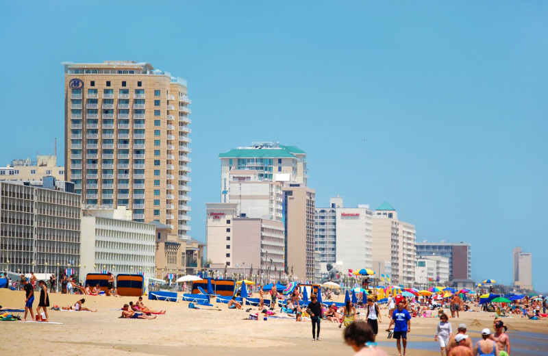 Beach at Coastal Accommodations.