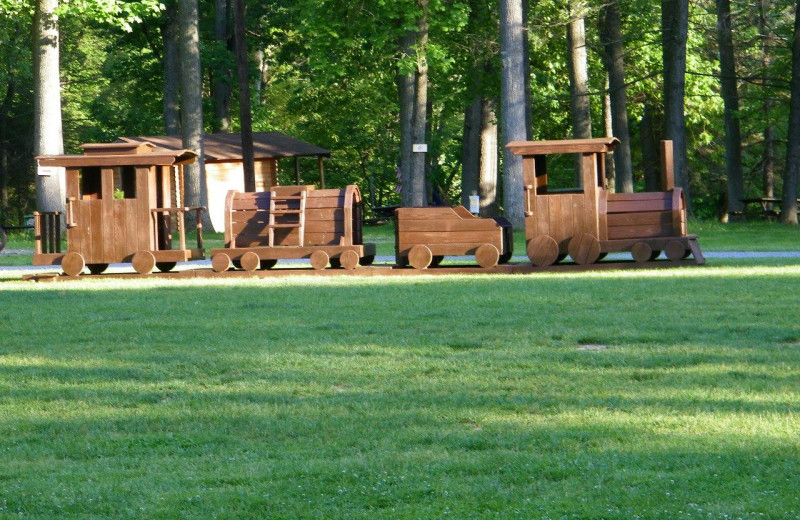 Train playground at Yogi at Shangri-La.