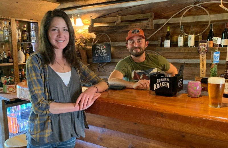 Bar at Red Horse Mountain Ranch.