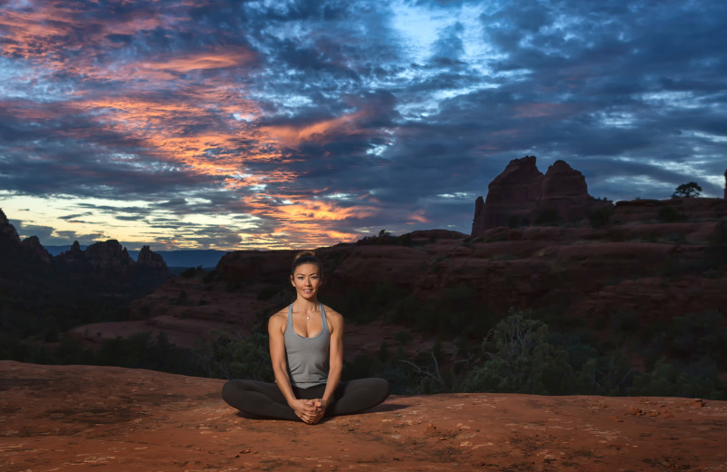 Yoga at Sky Rock Inn of Sedona.