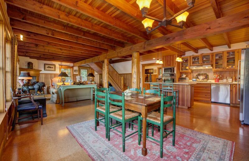 Rental interior at Acadia Cottage Rentals.