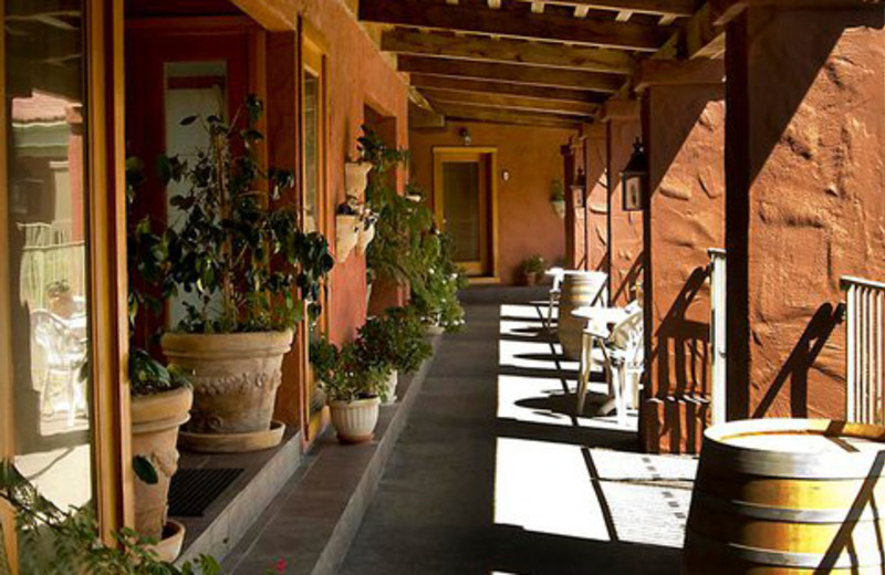 Patio view at Sonoma Coast Villa & Spa Resort.