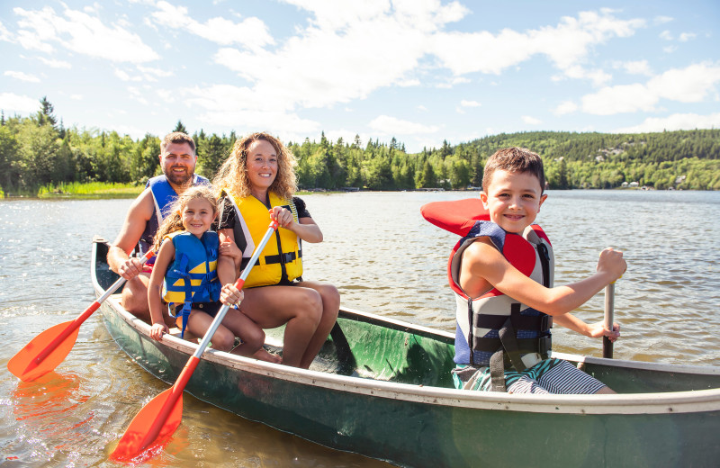 Canoeing at Kel's Kove.