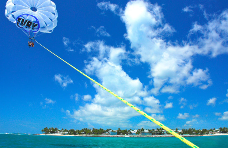 Parasailing at The Southernmost House.