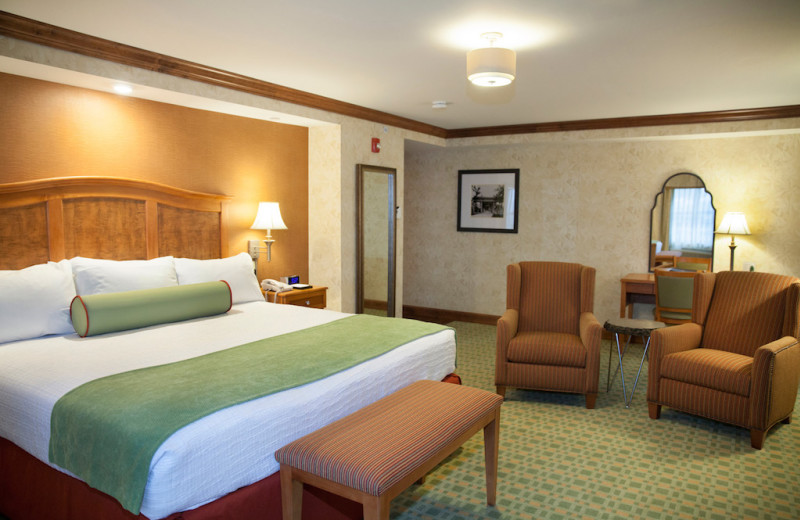 Guest room at Oglebay Resort and Conference Center.