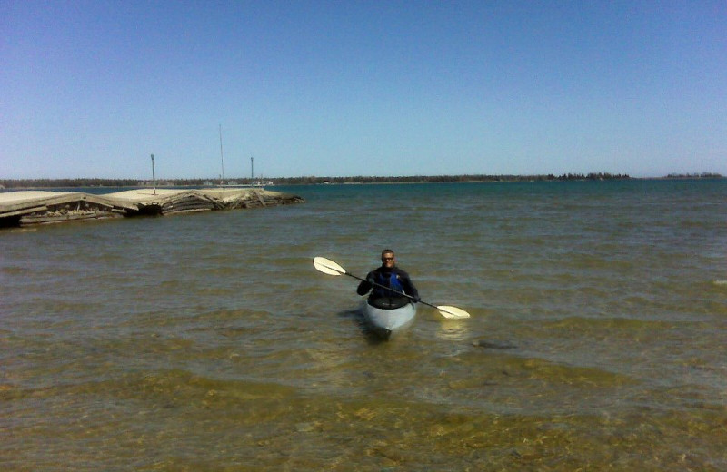 Kayaking at Beachfront Inn