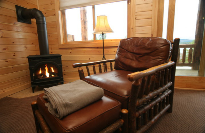Room interior at The Lodges at Cresthaven on Lake George.