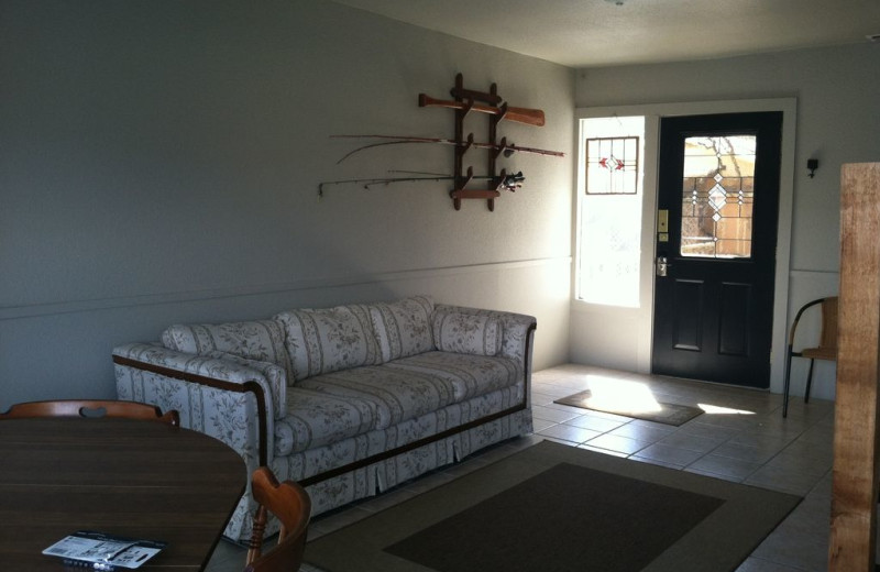 Living room at Treehouse Hideaway on Lake LBJ.