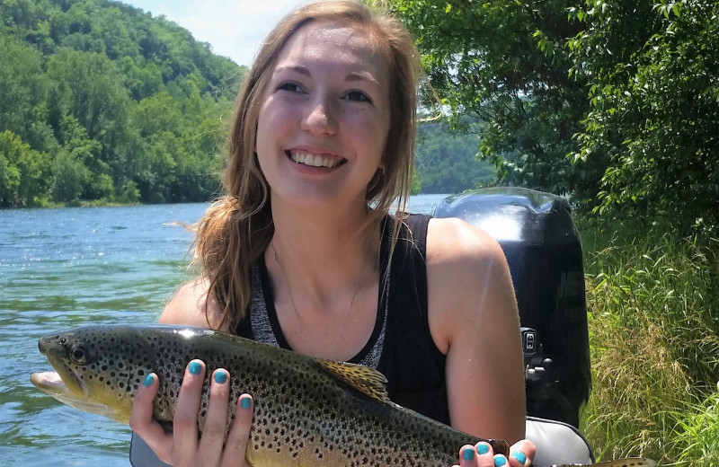 Fishing at Copper John's Resort.