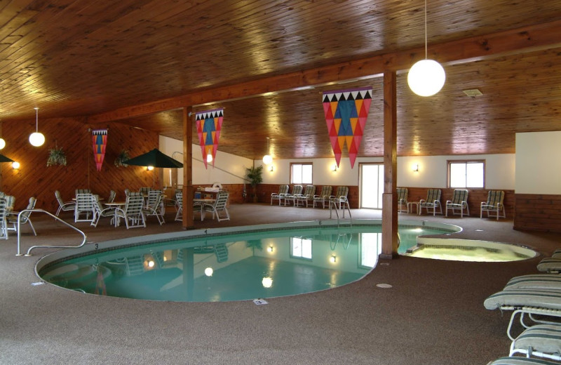 Indoor pool at Woodwards Resort.