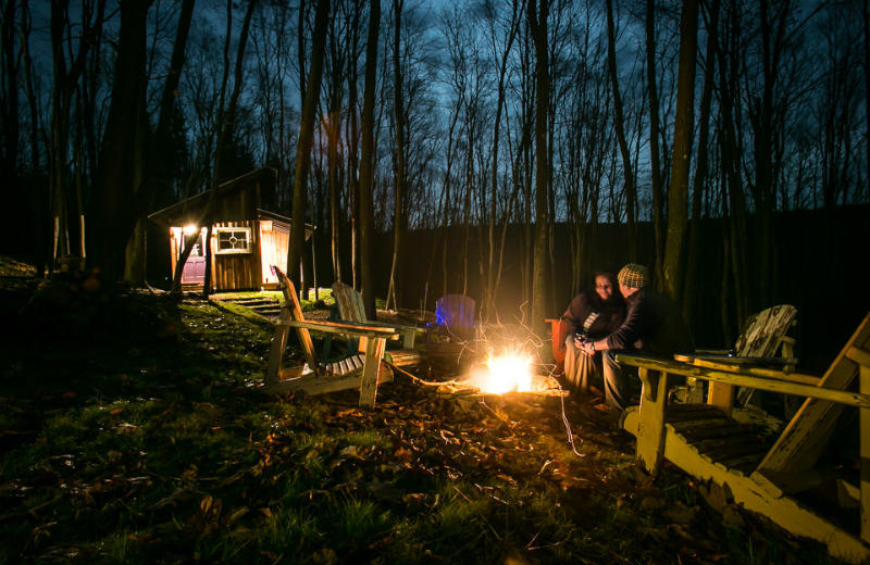 Campfires at Blue Moon Rising.