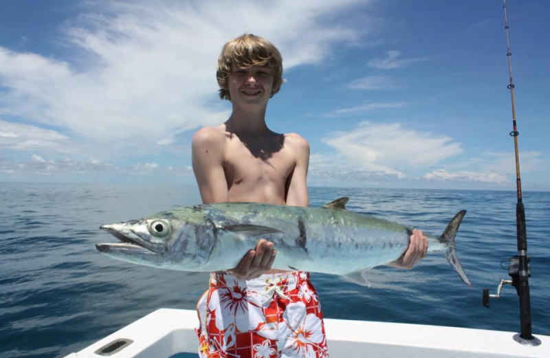 Fishing at Alecassandra Vacation Villas.