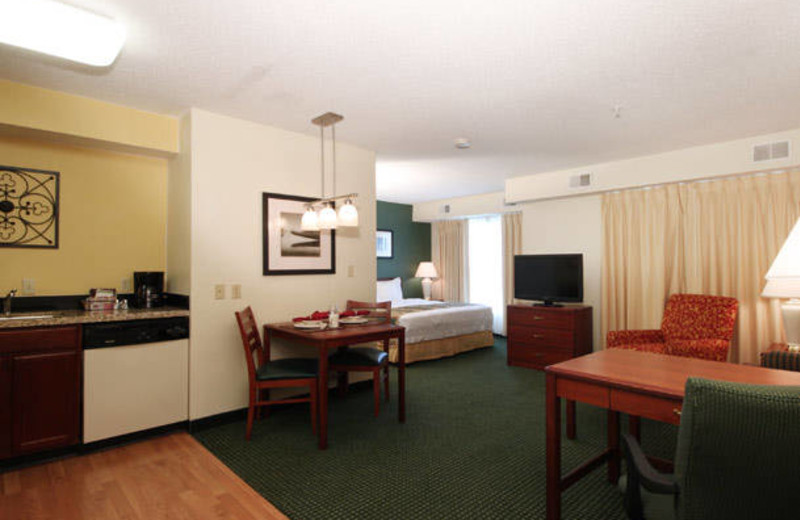 Studio suite at Residence Inn Kansas City Independence.