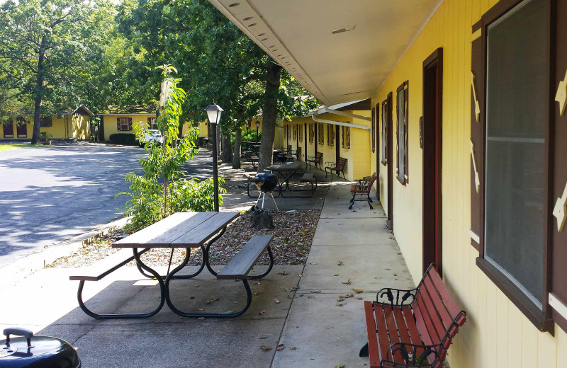 Exterior view of Golden Arrow Resort.