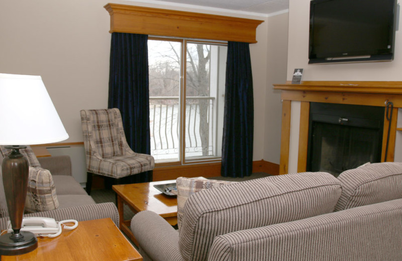 Guest room at Fern Resort.