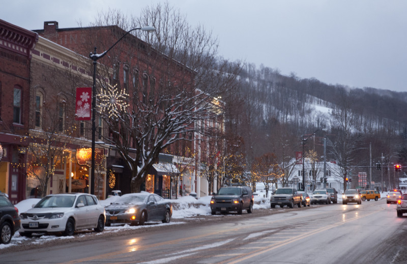 Town near Holiday Valley Resort.