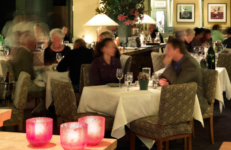 Dining at Hotel Healdsburg.