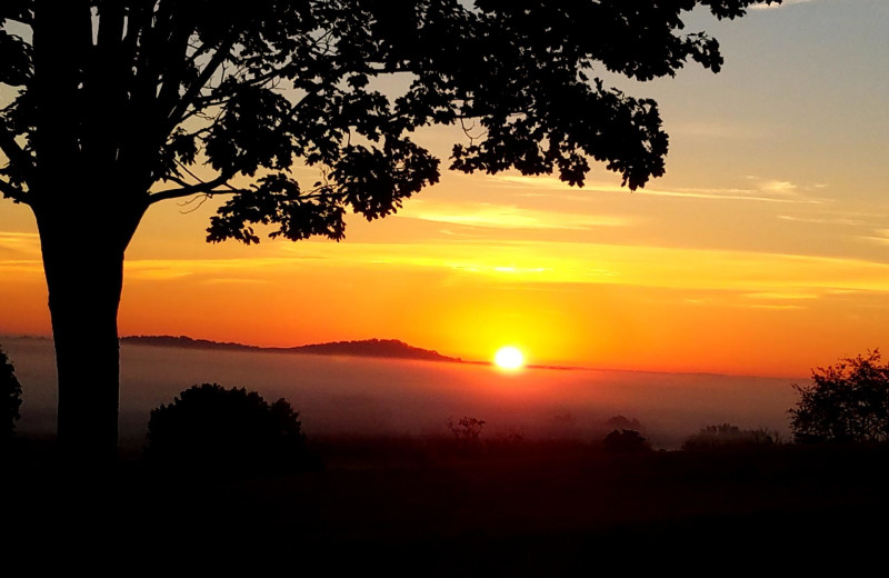 Sunset at The Lodges at Gettysburg.