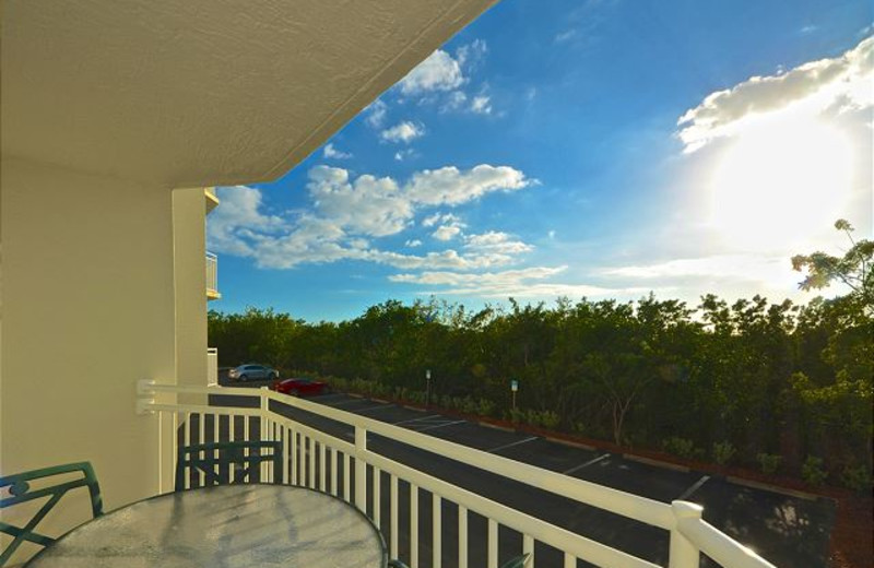 Rental balcony at Key West Vacation Rentals.