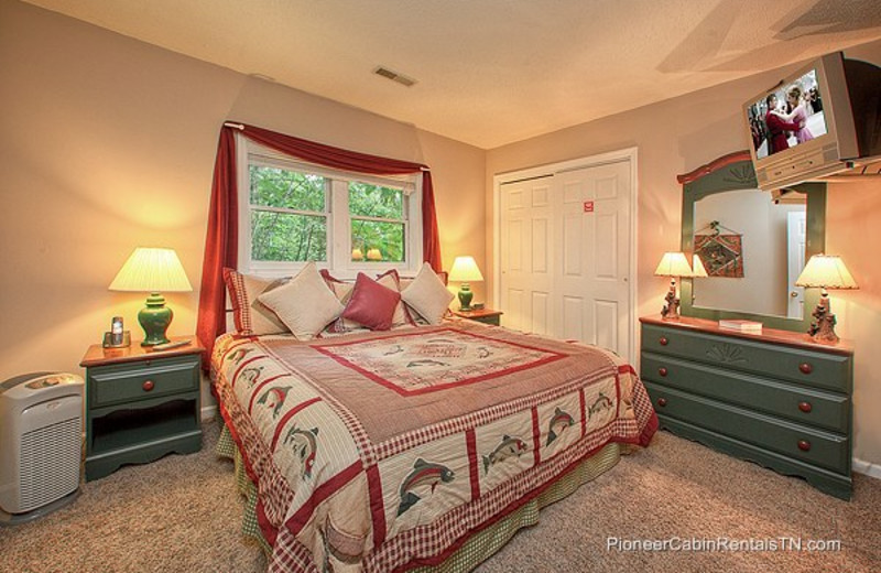 Rental bedroom at Pioneer Rental Management.