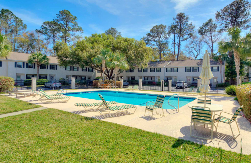 Outdoor pool at Real Escapes Properties - Courtyard Villa C-4.