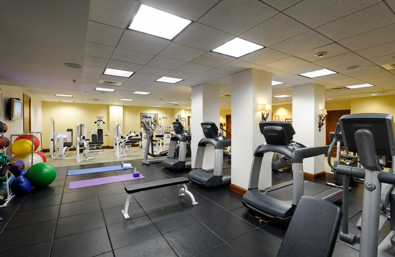 Rental fitness room at Frias Properties of Aspen.