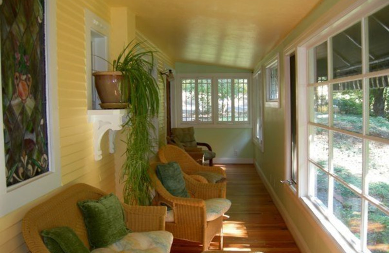 Porch of Self and Soul Center.