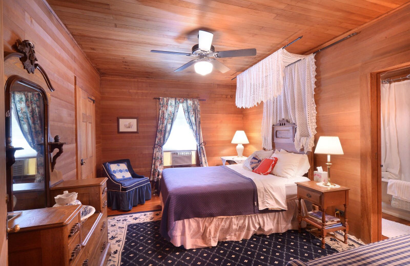 Guest room at Silver Spruce Inn.