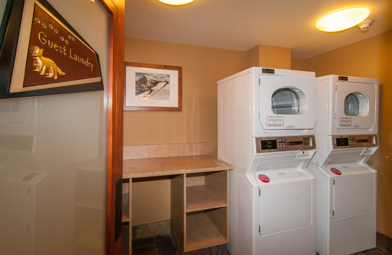 Laundry at The Fox Hotel & Suites in Banff.