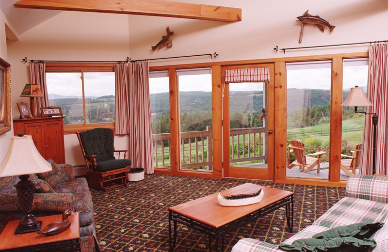 Guest suite at The Wildflower Inn.