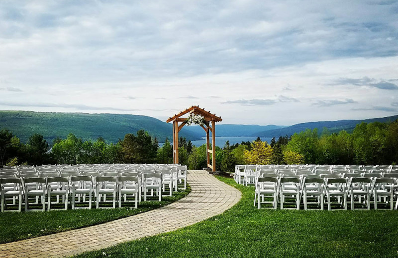 Weddings at Bristol Harbour Resort on Canandaigua Lake.
