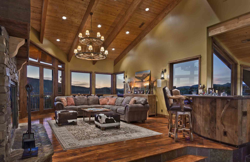 Rental living room at Moving Mountains.