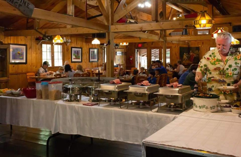 Dining at Mattawa River Resort.