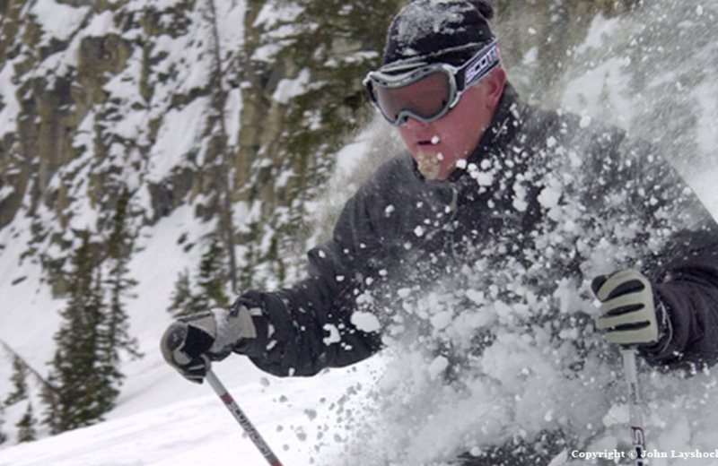 Skiing at Bar N Ranch.