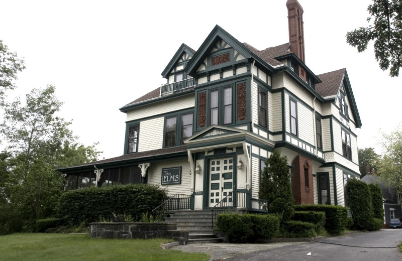 Exterior view of The Elms Bed and Breakfast.