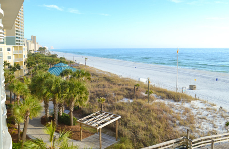 View of the beach and Boardwalk at Boardwalk Beach Resort Hotel & Convention Center