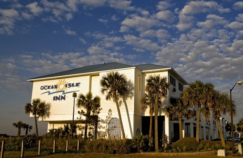 Inn view at Ocean Isle Inn.