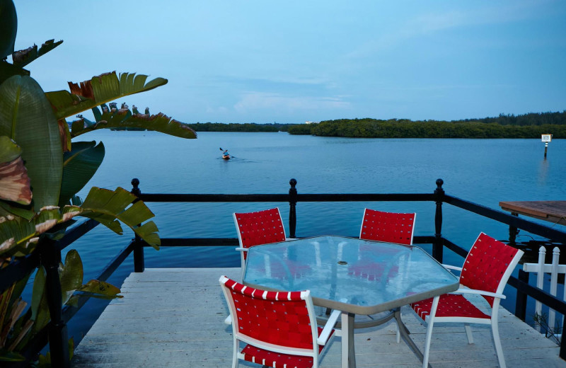 Balcony at Turtle Beach Resort.