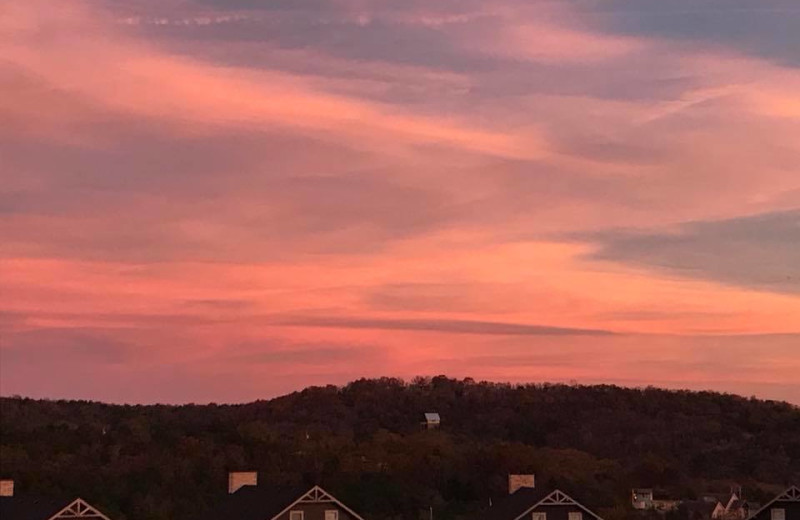 Sunset at Antlers Resort.