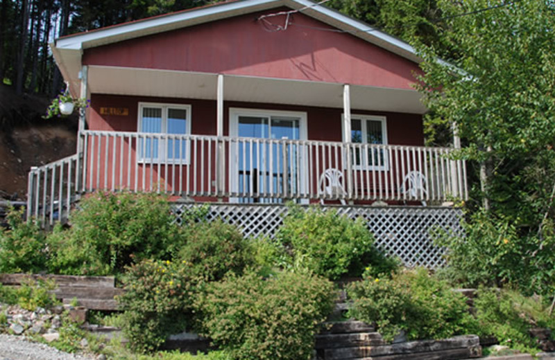 Cabin exterior at Bayview Motel, Chalets & RV Park.